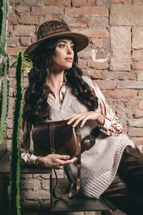 Дамска филцова шапка Granadilla JG6032, Камила