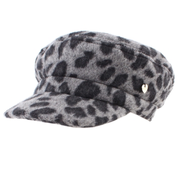 Дамски зимен каскет HatYou CP4071, Сиво-черен