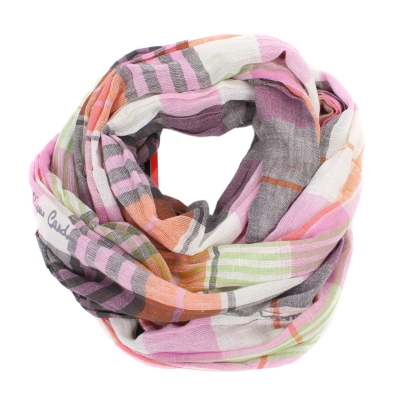 Cotton scarf Pierre Cardin PC0106, Multicolor/Grey