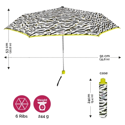 Umbrelă ne-automată pentru femei Perletti Trend 20305