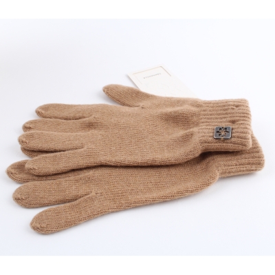 Set of men's scarf, hat and gloves made of wool and cashmere Granadilla JG5190 & 5191 & 5192, camel