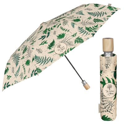 Umbrela automată pentru femei Perletti Green 19112