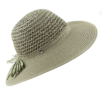 Pălărie cu boruri largi de damă HatYou CEP0602, Kaki