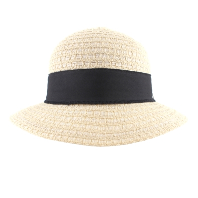 Дамска лятна шапка HatYou CEP0423, Черна лента