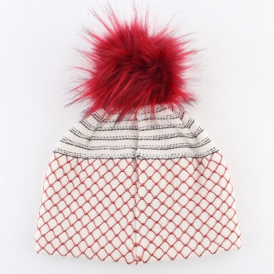 Pălăria tricotată pentru femei Granadilla JG5323, Alb