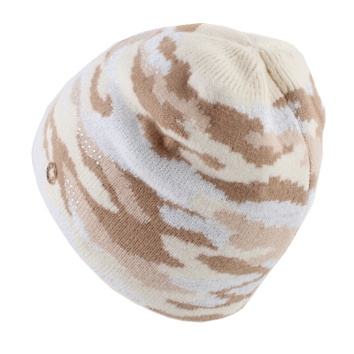 Pălăria tricotată pentru femei Granadilla JG5494, Camuflaj/argintiu