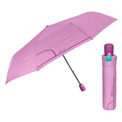 Ladies' automatic Open-Close umbrella Perletti Time 26294, Light purple