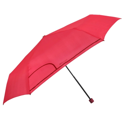 Ladies' manual Extraslim umbrella Perletti Time 26296, Red