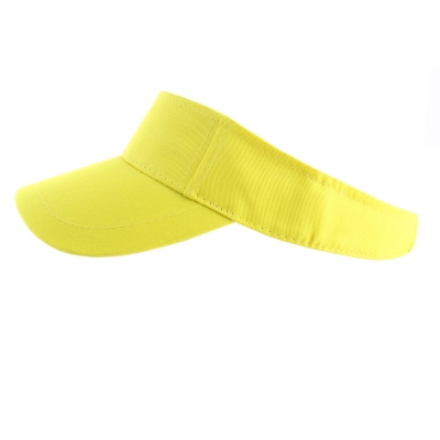 Ladies' cotton visor MESS CTM1311, Yellow