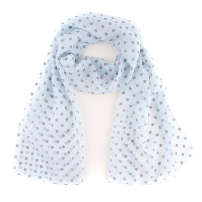 Ladie's scarf HatYou SI0249-48, 40х160 см, Light Blue