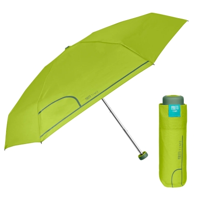 Ladies' manual mini umbrella Perletti Time 26295, Green