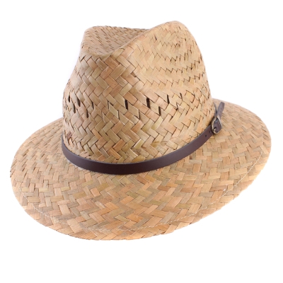 Men's straw hat Fratelli Mazzanti FM 8600, 62 cm, Natural