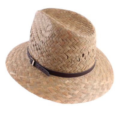 Men's straw hat Fratelli Mazzanti FM 8600, 62 cm, Natural