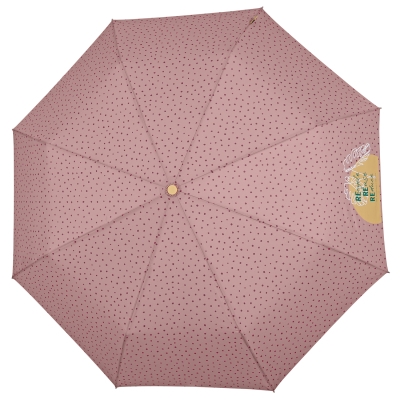 Umbrela manuala pentru femei Perletti Green 19113, Frasin trandafir