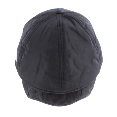 Water Repellent Baseball Cap with Earmuff HatYou CP1101, Black