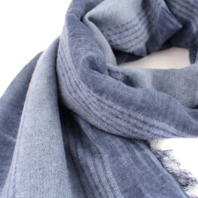 Pulcra Nizza scarf, 52x190 cm, Denim